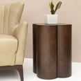 thumbnail image 1 of Austin Side Table | Solid Mango Wood Accent With Sleek Minimalist Brown Finish | Long-Lasting  Compact End Table Nightstand for Modern Living Room, Bedroom, Hallway & Small Space Décor, 1 of 6