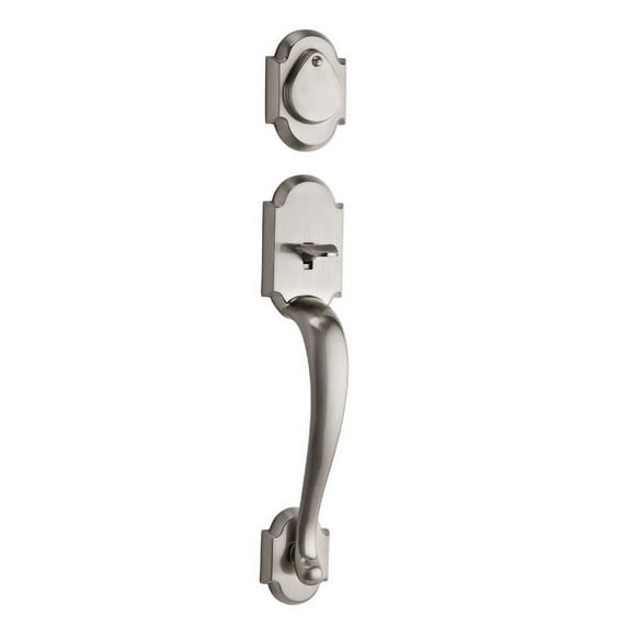 Austin Single Cylinder Satin Nickel Handleset Less Interior Pack Feat SmartKey