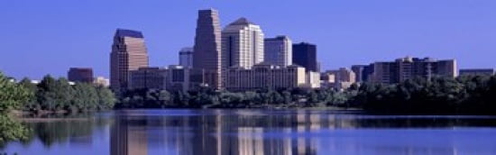 Austin TX USA Canvas Art - Panoramic Images (18 x 6)