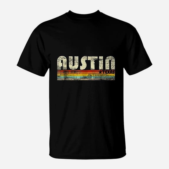 Austin Texas Retro Austin TShirt
