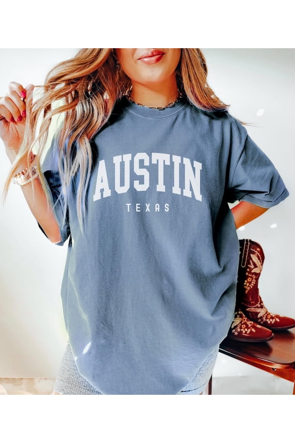Austin Texas Shirt, Comfort Colors® Bachelorette Girl's Trip Tees, College Town Present, Austin Gift Souvenir, Unisex, Sizes S-5XL