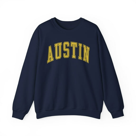 Austin Texas TX Sweatshirt Gifts Crew Neck Shirt Long Sleeve Unisex
