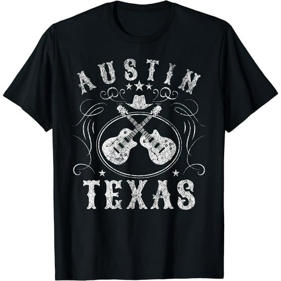 Austin Texas Travel Vintage T-Shirt