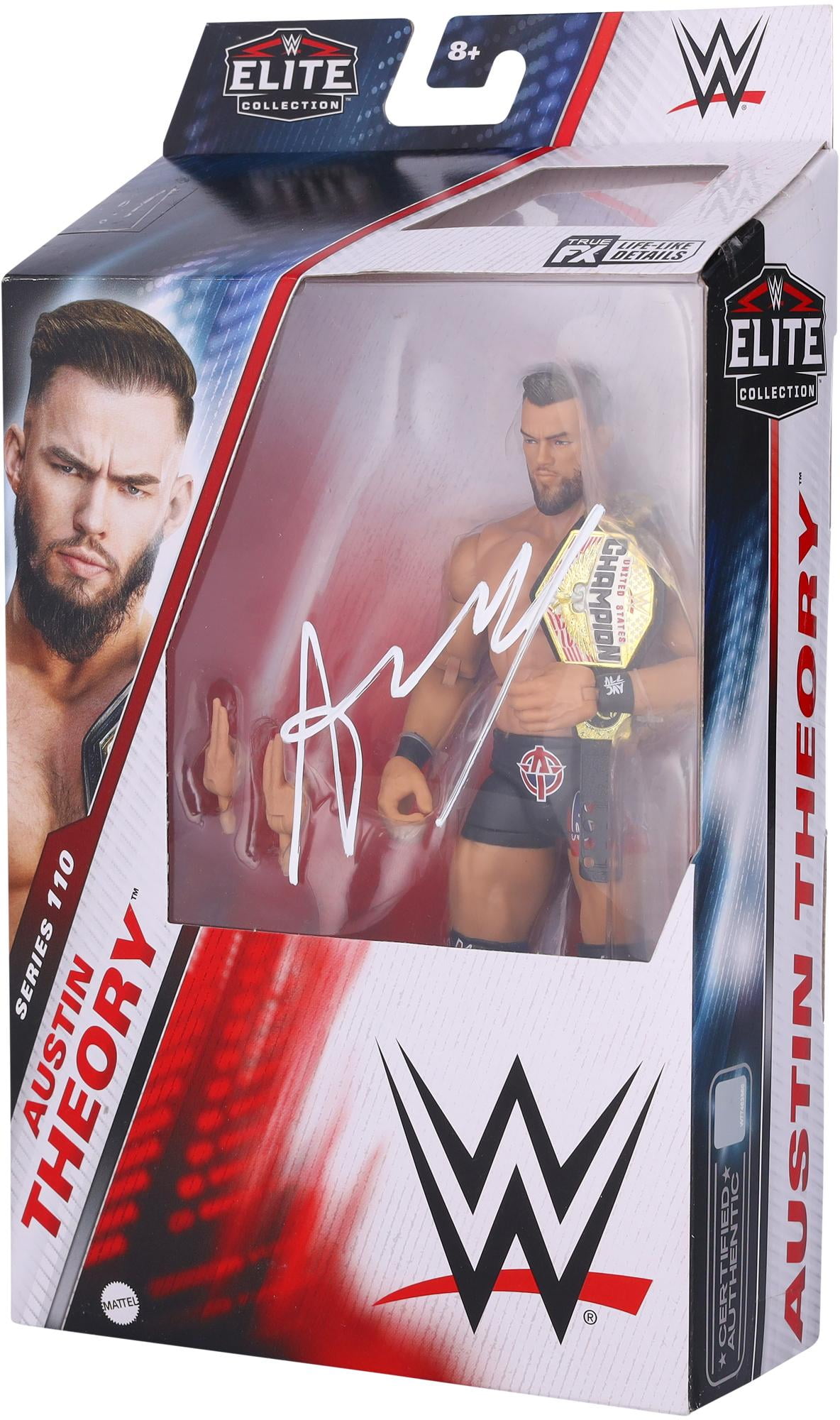 Austin Theory WWE Autographed Mattel Elite Series 110 Action Figure - Fanatics Authentic Certified