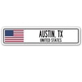 thumbnail image 1 of Austin Tx United States Street [3 Pack] of Vinyl Decal Stickers | Indoor/Outdoor | Funny decoration for Laptop Car Garage  Bedroom Offices | SignMission, 1 of 1