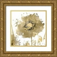 thumbnail image 1 of Austin, Vanessa 20x20 Gold Ornate Wood Framed with Double Matting Museum Art Print Titled - Flower Burst in Gold I, 1 of 4