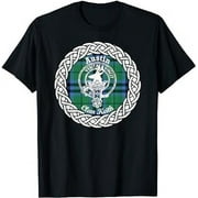 Austin surname Scottish clan tartan crest badge t-shirt