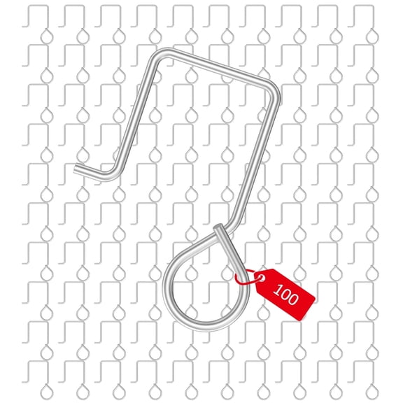 Austok 100 Pcs Christmas Light Gutter Clip Stainless Steel Christmas Light Hanger Hook for Mesh Leaf Gutter Guard Weatherproof Xmas Clip for Outdoor Lamp Heavy Duty Metal Hook for Holiday