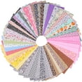 thumbnail image 1 of Austok 100 Pcs Cotton Fabric No Repeat Fabric Squares Printed Fabric Bundles 9.8x9.8inch Patchwork Squares Soft Sewing Fabric Decorative Quilting Fabric for Craft Patchwork, 1 of 8