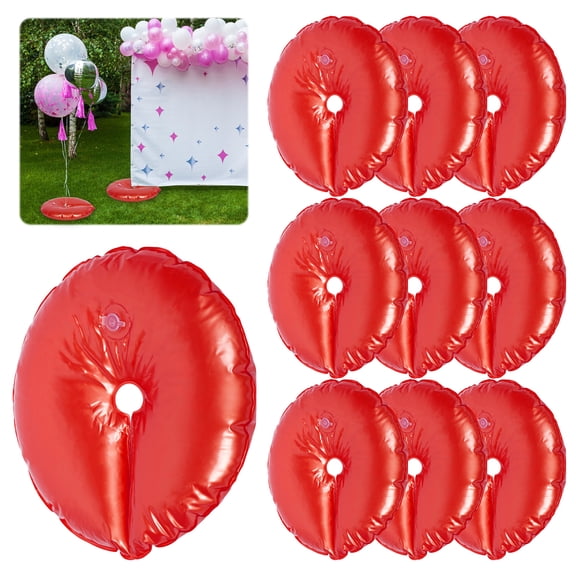 Austok 10Pcs Thickened Water Weight Bags for Arch Backdrop Stand Reinforced Edging and Enlarged Fill Port Water Fillable Base Balloon Arch Weights for Wedding Birthday Party