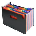 thumbnail image 1 of Austok 24 Pockets Expanding File Folder,Large Capacity Vertical Test Paper Data Folder,Portable Accordion File Expandable Organizer for Document Paperwork Tax Bill or Receipt (A4/Letter Size), 1 of 8