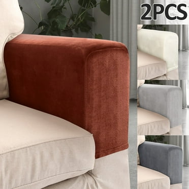 Austok 2Pcs Armrest Covers, Non-Slip Sofa Armrest Cover Armchair Slipcover Protector, for Home Office Recliner Couch Loveseat Protective Cloth