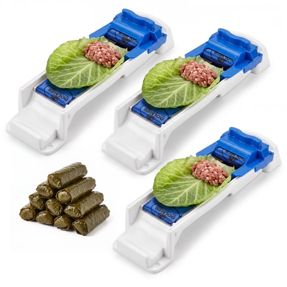 Austok 3Pcs Lumpia Maker, Lumpia Roller Machine, Multi-functional Egg Roll Maker, Vegetable Meat Rolling Tool for Lumpia, Egg Rolls, Sushi, Perfect for Home Kitchen and Dining Room