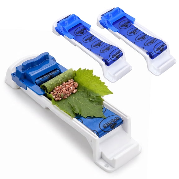 Austok 3Pcs Lumpia Maker, Vegetable Meat Rolling Tools for Grape and Cabbage Leaves Compact Grape Roller Machine Sushi Maker for Home Kitchen