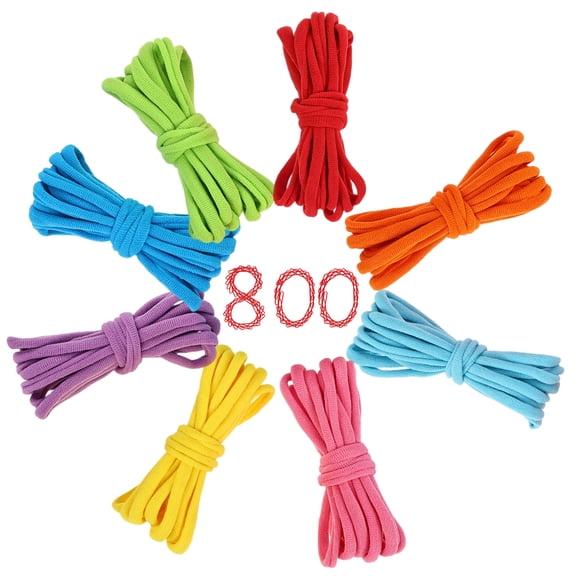 Austok 800 Pcs Refill Loops Potholder Multi Colored Weaving Machine Loops Weaving Craft Bands for DIY Crafts Supplies Kids Adults