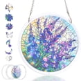 thumbnail image 1 of Austok Acrylic Puzzle Suncatcher 83 Pieces DIY Acrylic Suncatcher Puzzle Window Hanging Home and Garden Decor 7.4 in, 1 of 10