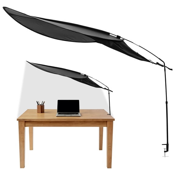 Austok Adjustable Cubicle Shade and Desk Canopy Essential Cubicle Light Blocker for Partitions to Block Overhead Light and Glare
