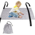 thumbnail image 1 of Austok Airplane Bed for Toddler Lightweight Portable Airplane Footrest Kids Airplane Seat Extender with Storage Bag Comfortable Airplane Bed for Kids Toddler, 1 of 9