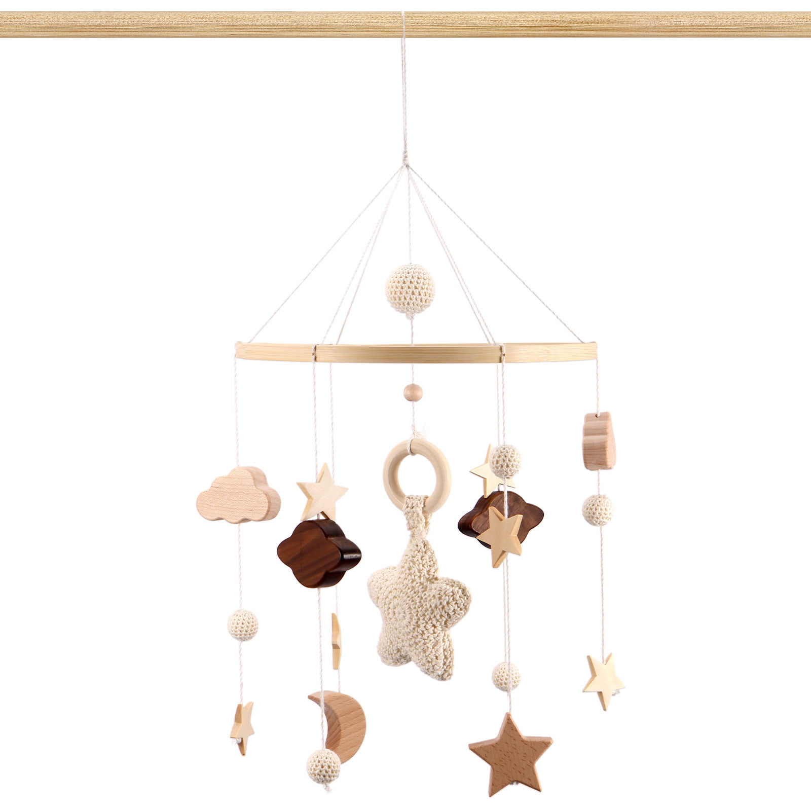 Austok Baby Crib Mobile,Boho Baby Nursery Mobiles Hanging Crib Ceiling