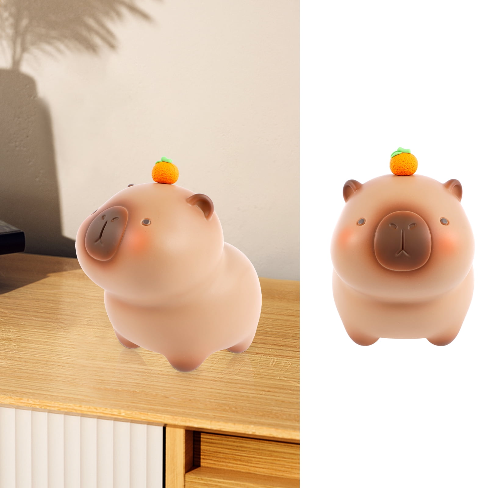 Cute Capybara Piggy Bank - Unbreakable Rubber Money Box For Kids Room Decor