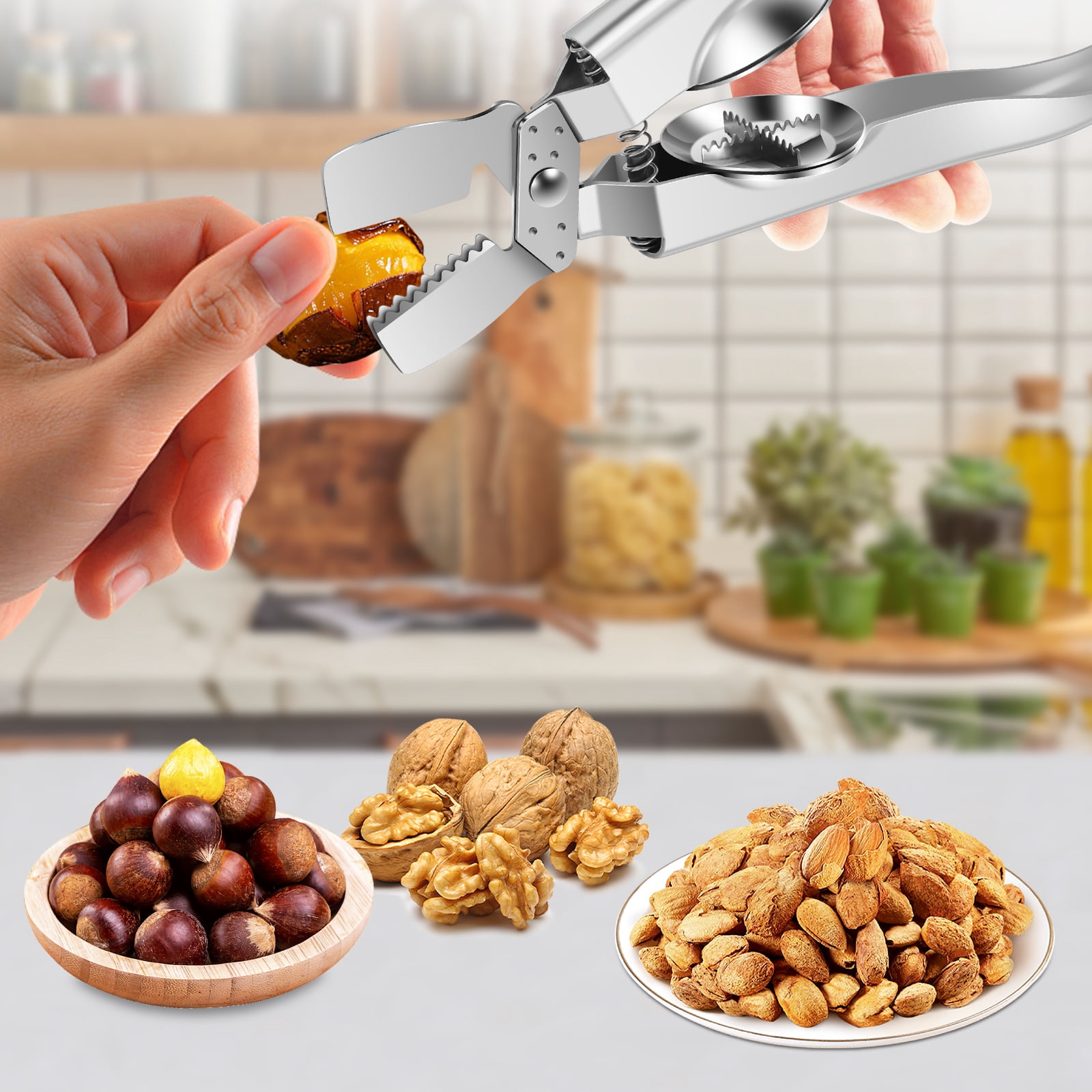 Austok Chestnut Clip Stainless Steel Chestnut Opener Cutter Tool with ...