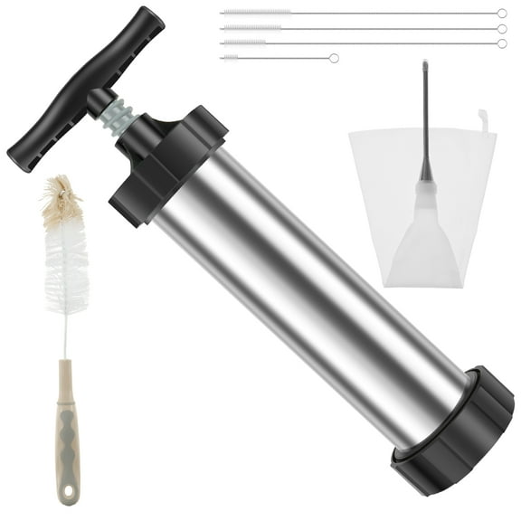 Austok Churro Maker Kits Reusable Churro Maker Hard Stainless Steel Churro Maker Set Safe Churro Maker Machine with Piping Bag and Piping Nozzle for Homemade Cakes
