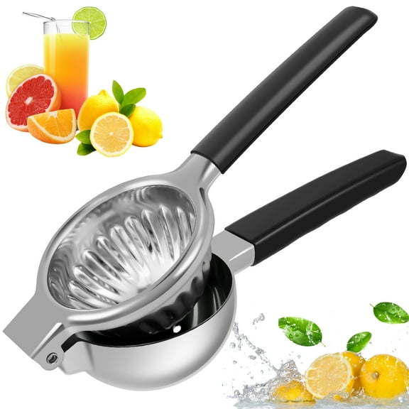 Austok Lemon Squeezer Stainless Steel Lemon Lime Juicer Orange Manual Juicer Press Ergonomic Lemon Squeezer Multipurpose Lime Squeezing Tool for Kitchen Orange Lemon Lime