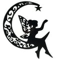 thumbnail image 1 of Austok Metal Wall Decor, Metal Fairy Silhouette Hanging Branch Ornament Tree Wall Art, Metal Wall Sculpture for Patio Balcony, Black Metal Wall Decor Art for Living Room Bathroom Bedroom Dining Room, 1 of 8