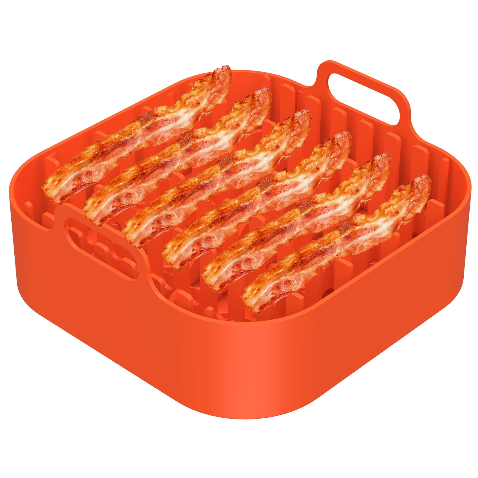 Austok Microwave Bacon Cooker with Tray Silicone Crispy Bacon Maker for