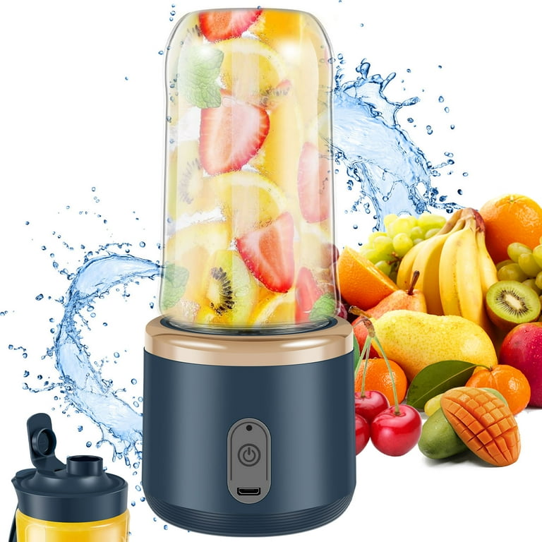 Mixeur Personnel Rechargeable Mixeur Portable USB - 6 Lames - Smoothies Et Milkshakes - 350ml Mixeur Rechargeable