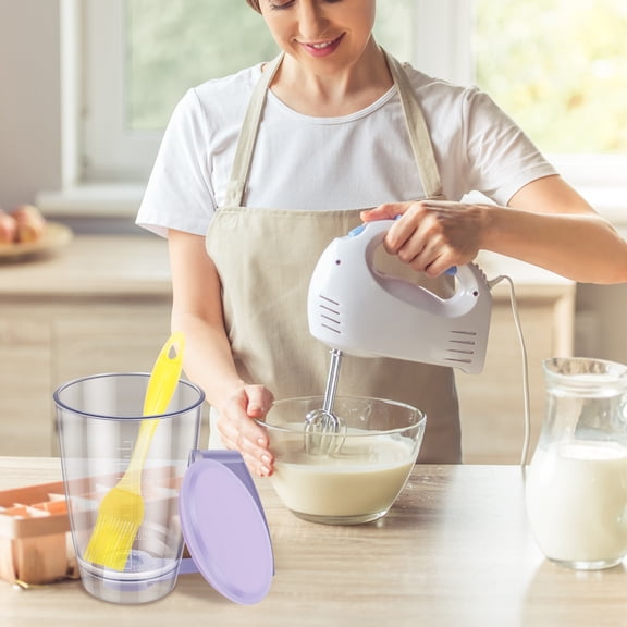 Austok Pancake Batter Dispenser with Squeeze Handle 30.43 oz Batter Separator Baking Tools for Pancakes Cupcake Waffle Muffin Mix Cake