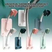 Austok Shower Head Holder,360°Rotating Wall Mount Shower head Bracket,Adjustable Self-Adhesive Hand Held Showerhead Holder,Universal Shower Fittings Parts for Bathroom
