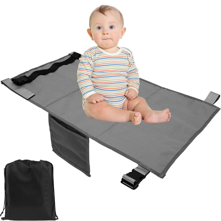  Airplane Footrest for Kids,Travel Airplane Toddler Bed,Portable  Toddler Bed for Travel,Travel Foot Rest for Airplane Flights,Travel Seat  Cushion for Airplane,Airplane Seat Extender for Kids (Black) : Baby