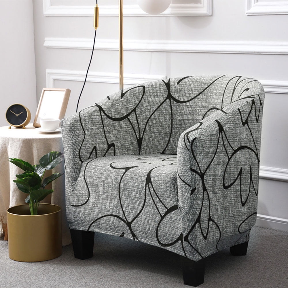 Austok Tub Chair Covers for Armchairs, Club Chair Slipcover, Stretch Armchair Slipcover