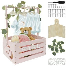 Baby Shower Crate Closet Multipurpose Wooden Baby Shower Basket