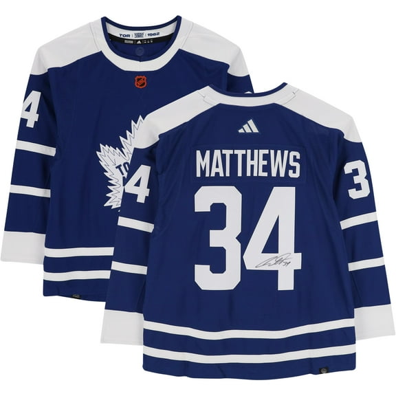Auston Matthews Toronto Maple Leafs Autographed 2022-23 Reverse Retro Adidas Authentic Jersey - Fanatics Authentic Certified