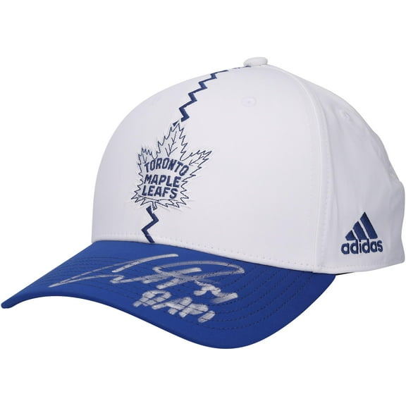 Auston Matthews Toronto Maple Leafs Autographed 2022-23 Reverse Retro Cap with "Papi" Inscription - Fanatics Authentic Certified