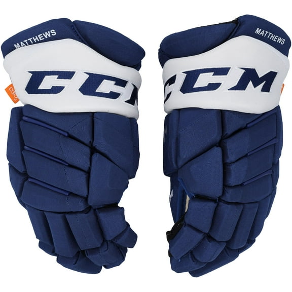 Auston Matthews Toronto Maple Leafs Autographed Blue CCM Game Model Gloves with "2022 Hart" Inscription - Limited Edition of 10 - Fanatics Authentic Certified
