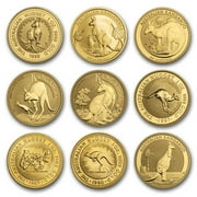 Australia 1 oz Gold Kangaroo/Nugget Coin BU Random Year