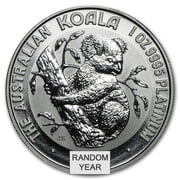 Australia 1 oz Platinum Koala BU Random Year