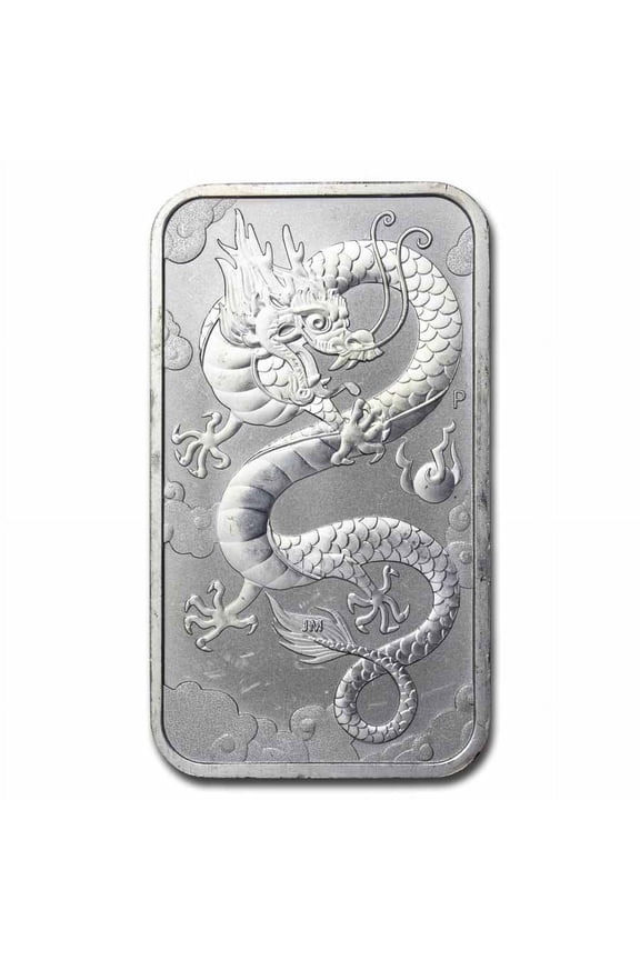 Australia 1 oz Silver Dragon (Random Year, Abrasions)