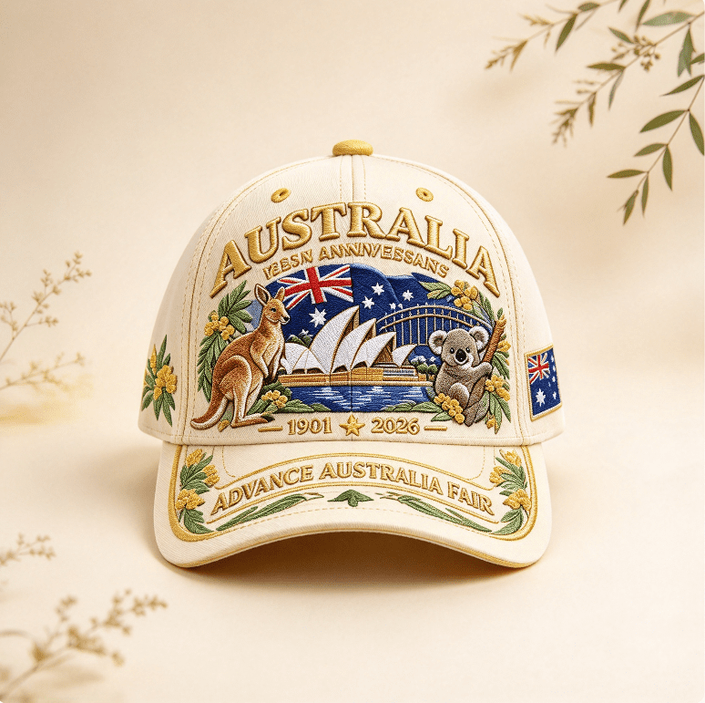 Australia 125th Anniversary 1901-2026 Baseball Cap Embroidered Hat ...