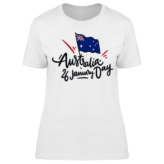 Australia, 26 January Day T-Shirt Women -Image by Shutterstock, Female Medium