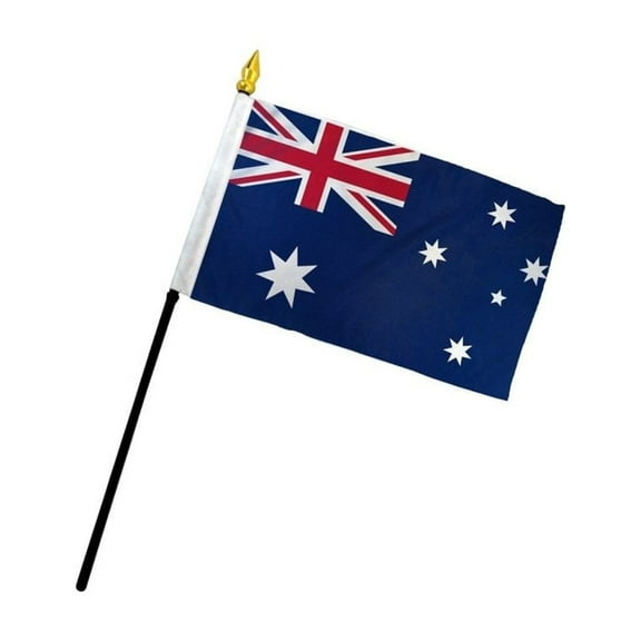 Australia 4x6in Stick Flag