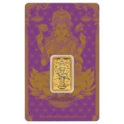 Australia 5-g Perth Mint Lakshmi Diwali .9999 Fine Gold Bar in Assay