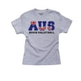 thumbnail image 1 of Australia Beach Volleyball - Olympic Games - Rio - Flag Boy's Cotton Youth Grey T-Shirt, 1 of 2