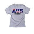 thumbnail image 1 of Australia Boxing - Olympic Games - Rio - Flag Girl's Cotton Youth Grey T-Shirt, 1 of 2