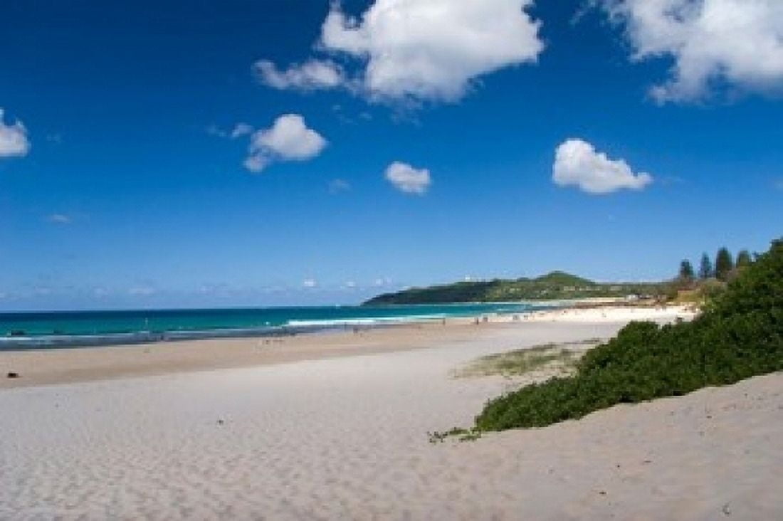 Australia Byron Bays beautiful turquoise beaches Canvas Art - Micah Wright DanitaDelimont (36 x 24)