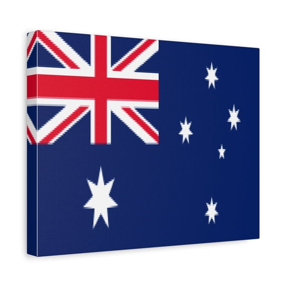 Australia Country Flag Canvas Vibrant Wall Art Unframed Home Decor