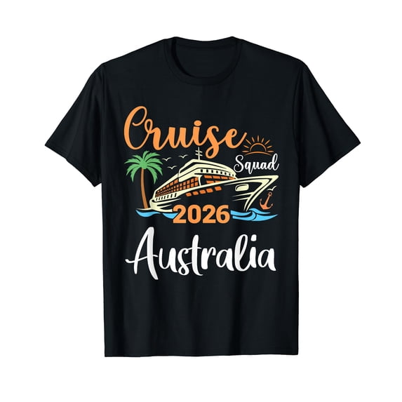 Australia Cruise Squad 2026 Family Holiday Matching T-Shirt